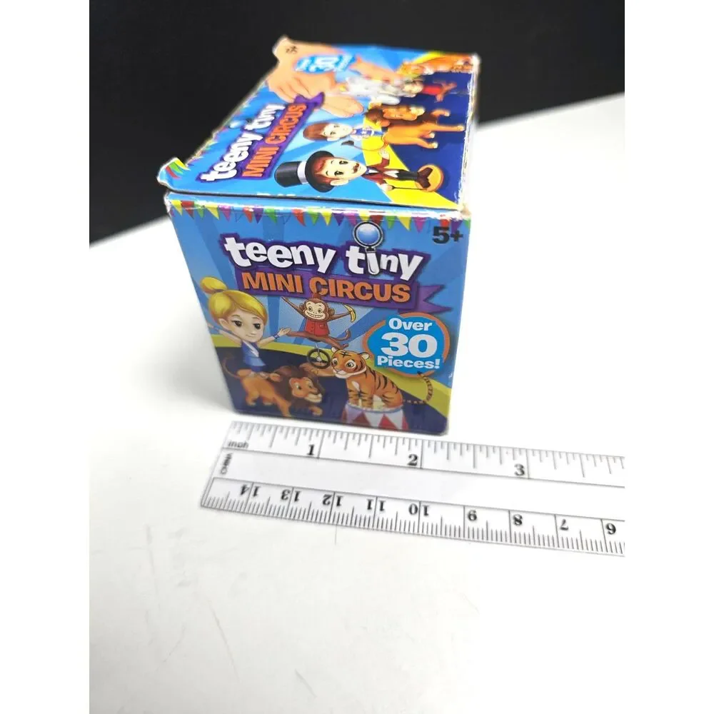 Magic Time Teeny Tiny Mini Circus Playset Expanded Complete lot 34 Pcs. & Box